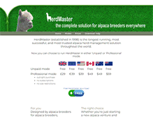 Tablet Screenshot of herdmaster.com